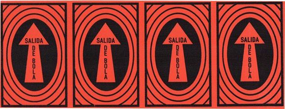 Imagen de Punto Salida De Bola Rectangular 100x67mm - Plancha 4 Stickers