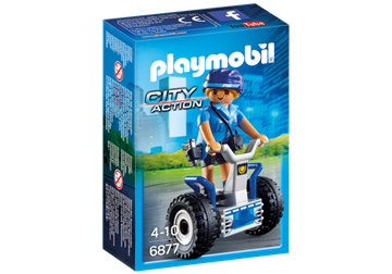Imagen de Playmobil 6877 - Policia Con Balance Racer